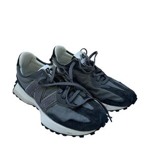 New Balance Women's Gray Suede & Mesh Retro Running Sneakers